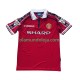 Camisola Manchester United Beckham 7 Retro Homem Equipamento Primeiro 1998 1999 Manga Curta
